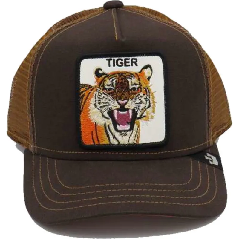 gorra-trucker-marron-para-nino-tigre-little-tiger-de-goorin-bros