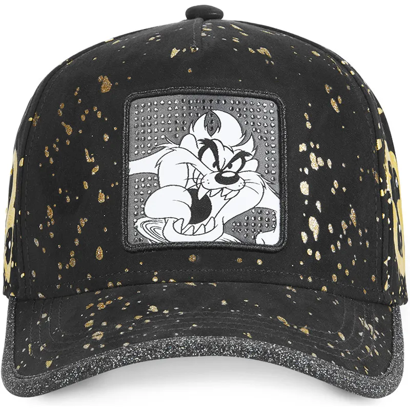 mutzen-gebogen-schwarz-verstellbares-band-diablo-tasmanischer-teufel-looney-tunes-von-capslab