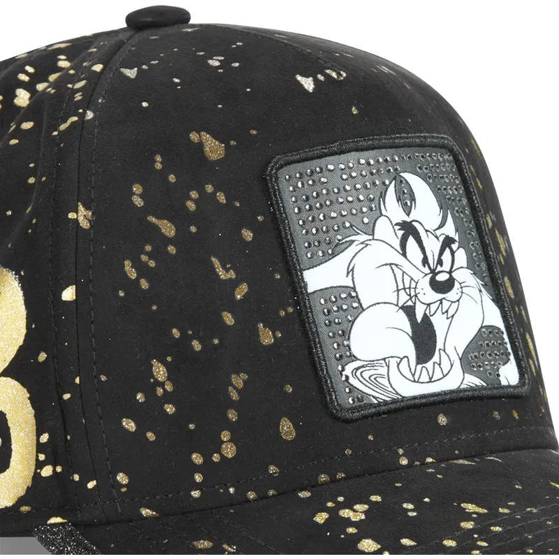mutzen-gebogen-schwarz-verstellbares-band-diablo-tasmanischer-teufel-looney-tunes-von-capslab