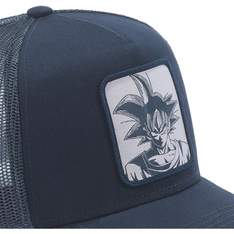 mutzen-gebogen-marineblau-snapback-son-goku-dragon-ball-von-capslab mutzen-gebogen-marineblau-snapback-son-goku-dragon-ball-von-capslab