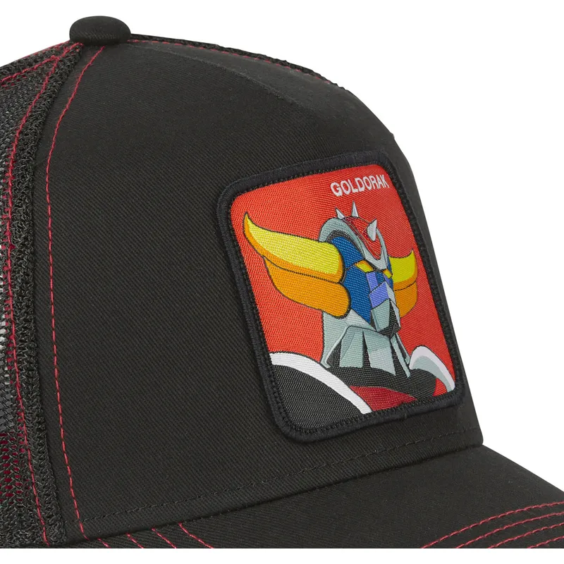 mutzen-gebogen-schwarz-snapback-robot-grendizer-robot-grendizer-von-capslab mutzen-gebogen-schwarz-snapback-robot-grendizer-robot-grendizer-von-capslab