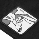 mutzen-schwarz-kojote-looney-tunes-von-capslab