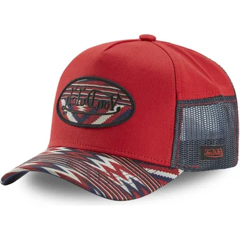 Casquette trucker rouge ATRU INC Von Dutch