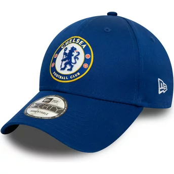 New Era Curved Brim 9FORTY Chelsea Football Club Blue Snapback Cap