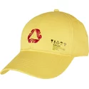 casquette-courbee-jaune-ajustable-iconic-peace-cayler-sons