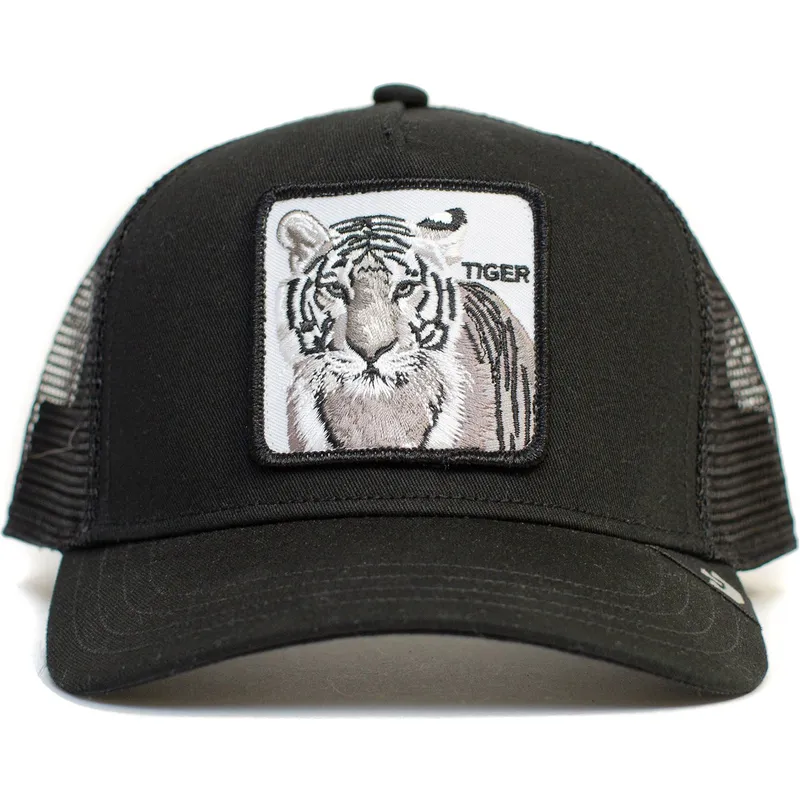 schwarze-trucker-kappe-tiger-silver-tiger-von-goorin-bros