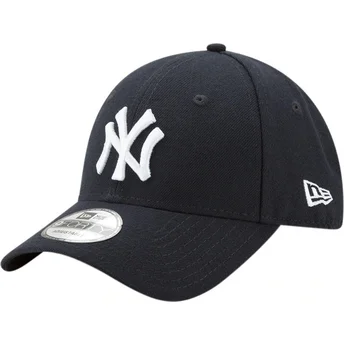 new-era-curved-brim-9forty-the-league-new-york-yankees-mlb-navy-blue-adjustable-cap