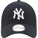 new-era-curved-brim-9forty-the-league-new-york-yankees-mlb-navy-blue-adjustable-cap