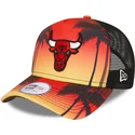 rote-trucker-cap-a-frame-summer-city-der-chicago-bulls-nba-von-new-era