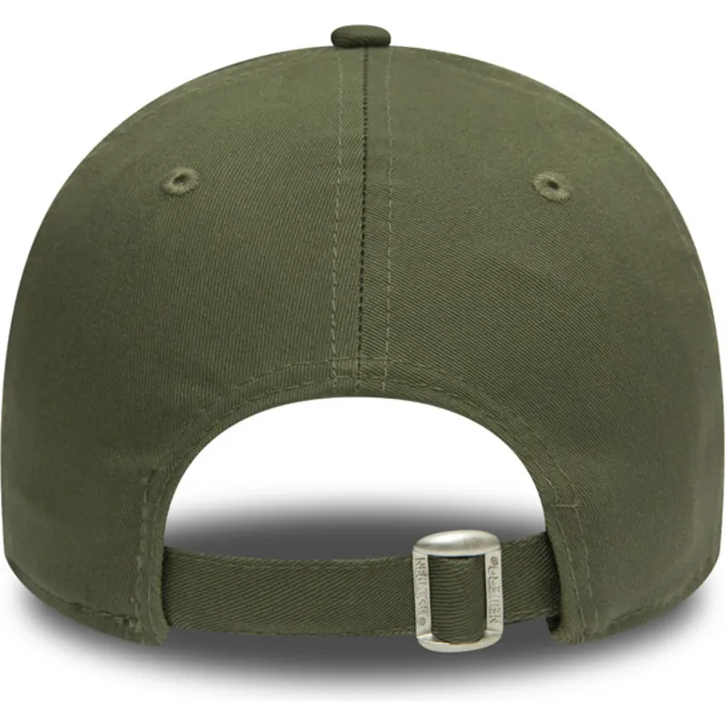 mutzen-gebogen-grun-verstellbares-band-negro-9forty-league-essential-der-chicago-bulls-nba-von-new-era