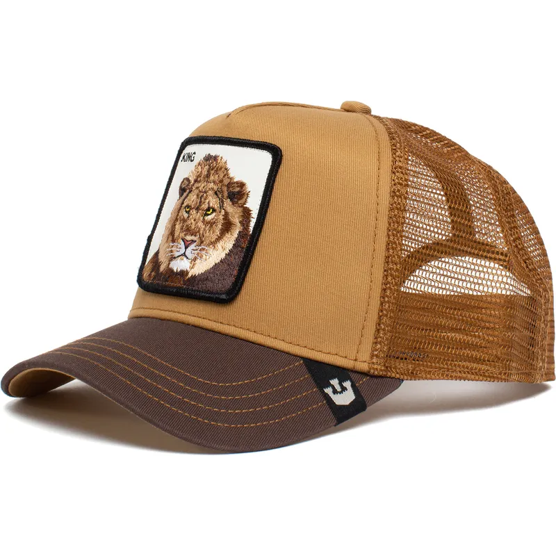 gorra-trucker-marron-leon-king-mane-man-the-farm-de-goorin-bros