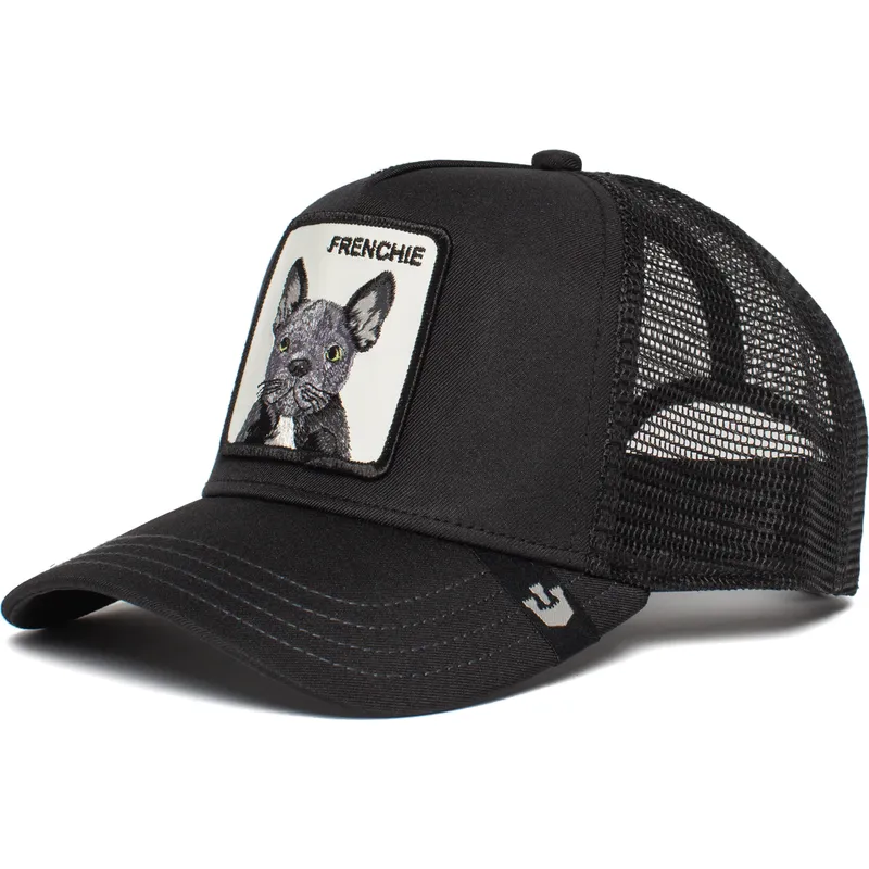 schwarze-trucker-kappe-franzosische-bulldogge-frenchie-the-farm-von-goorin-bros