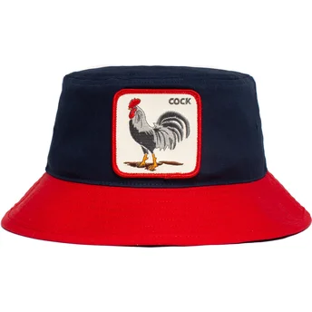 eimer-marineblau-der-bucket-azul-marino-y-rojo-gallo-cock-americana-the-farm-the-farm-von-goorin-bros