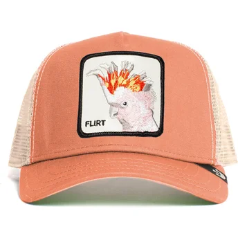 rosa-trucker-kappe-mit-kakadu-big-flirt-the-farm-von-goorin-bros