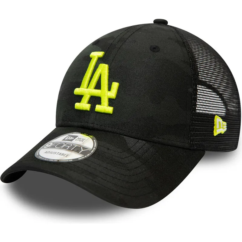 mutzen-gebogen-tarnung-verstellbares-band-negro-9forty-home-field-der-los-angeles-dodgers-mlb-von-new-era
