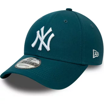 casquette-courbee-bleue-ajustable-9forty-league-essential-new-york-yankees-mlb-new-era