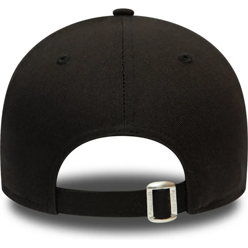 mutzen-gebogen-schwarz-verstellbares-band-rosa-9forty-league-essential-der-los-angeles-dodgers-mlb-von-new-era