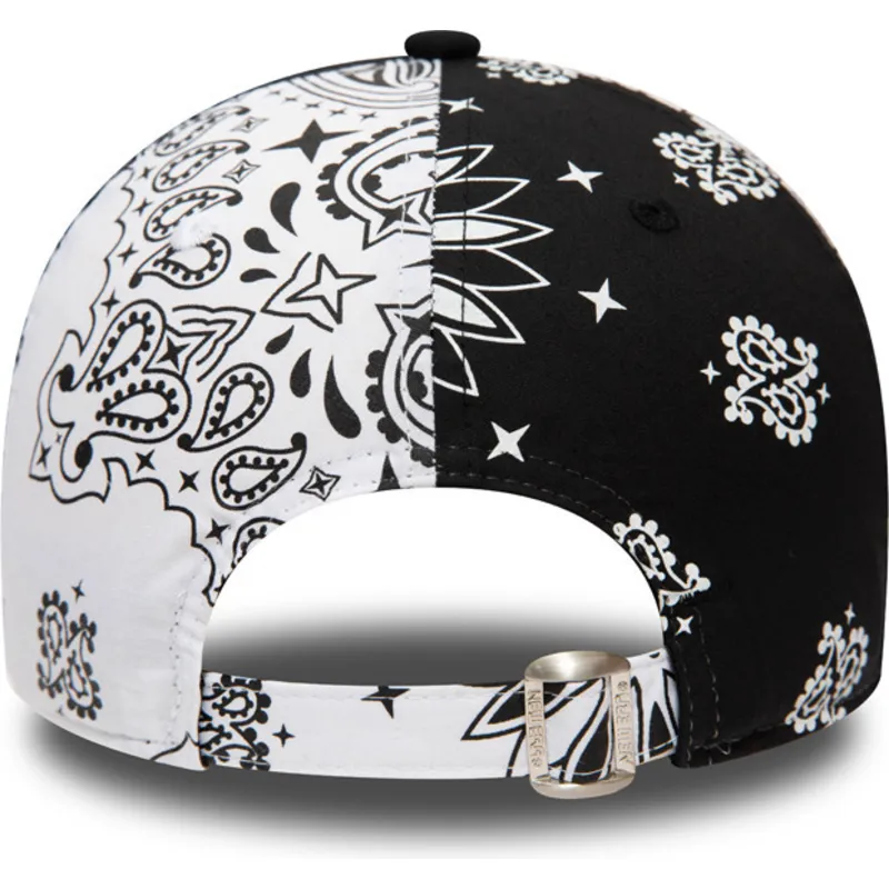 mutzen-gebogen-schwarz-verstellbares-band-9forty-paisley-print-der-new-york-yankees-mlb-von-new-era mutzen-gebogen-schwarz-verstellbares-band-9forty-paisley-print-der-new-york-yankees-mlb-von-new-era