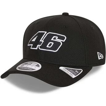 mutzen-gebogen-schwarz-snapback-9fifty-diamond-era-stretch-fit-der-valentino-rossi-vr46-motogp-von-new-era