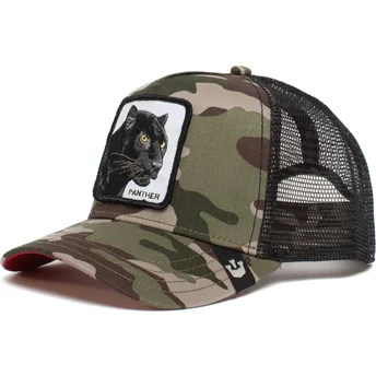 Casquette trucker camouflage panthère Black Panther The Farm Goorin Bros.