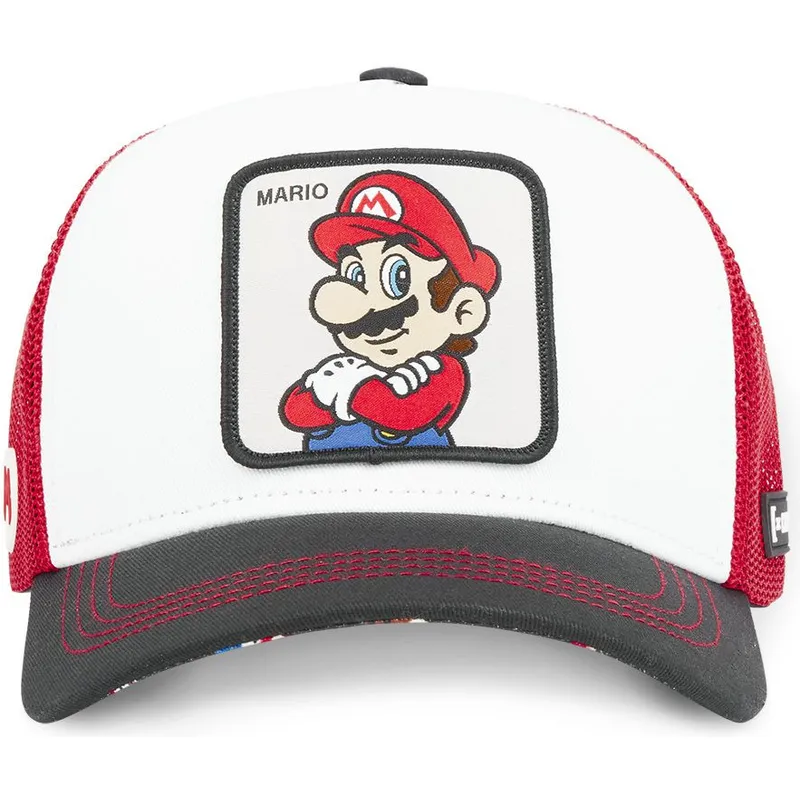 trucker-cap-weiss-rot-und-schwarz-mario-smb-mar-super-mario-bros-von-capslab