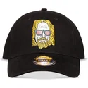 schwarze-curved-snapback-kappe-the-big-lebowski-von-difuzed