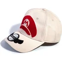beige-snapback-cap-mit-gebogenem-schirm-mario-minimal-super-mario-bros-von-difuzed