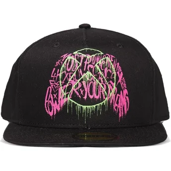Difuzed Flat Brim Xbox Core Microsoft Black Snapback Cap