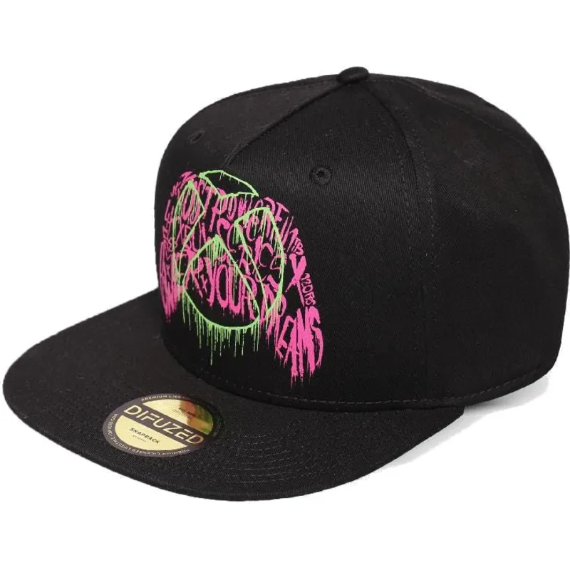 mutzen-flach-schwarz-snapback-von-difuzed mutzen-flach-schwarz-snapback-von-difuzed