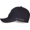 schwarze-snapback-kappe-mit-gebogenem-schirm-fur-kinder-slytherin-emblem-harry-potter-von-difuzed
