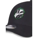 schwarze-snapback-kappe-mit-gebogenem-schirm-fur-kinder-slytherin-emblem-harry-potter-von-difuzed