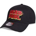 schwarze-snapback-cap-mit-gebogenem-schirm-deadpool-grosse-buchstaben-marvel-comics-von-difuzed
