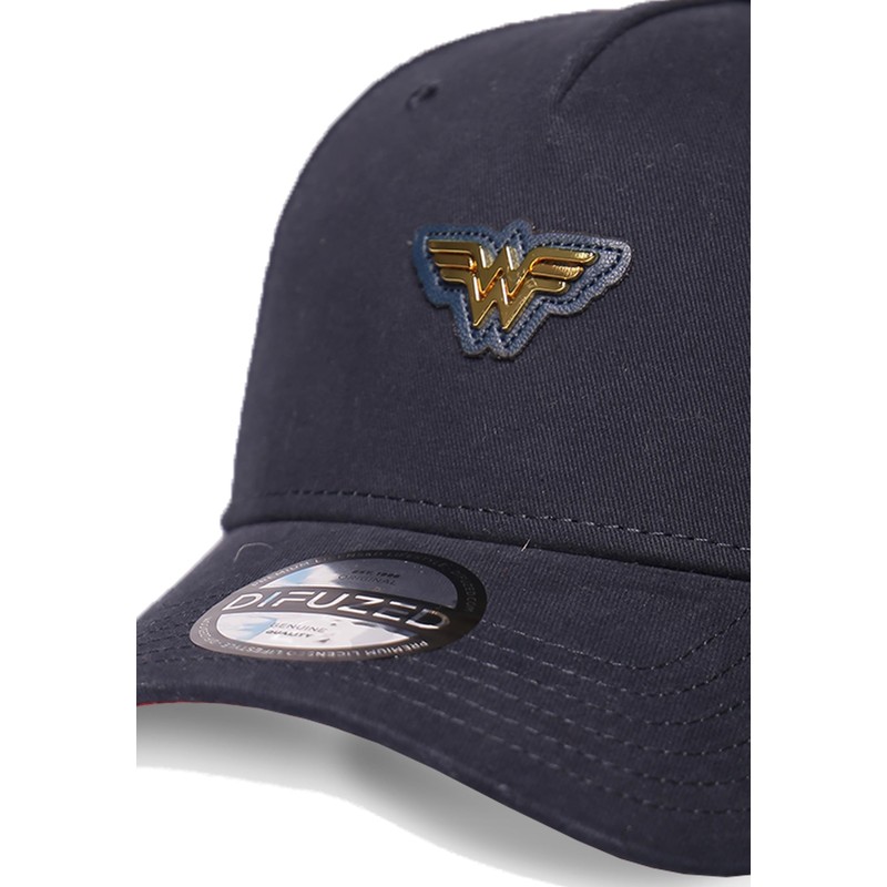 bleue marine snapback Wonder Woman 