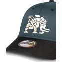 gorra-curva-azul-y-negra-snapback-tremortusk-mamut-forbidden-west-horizon-de-difuzed