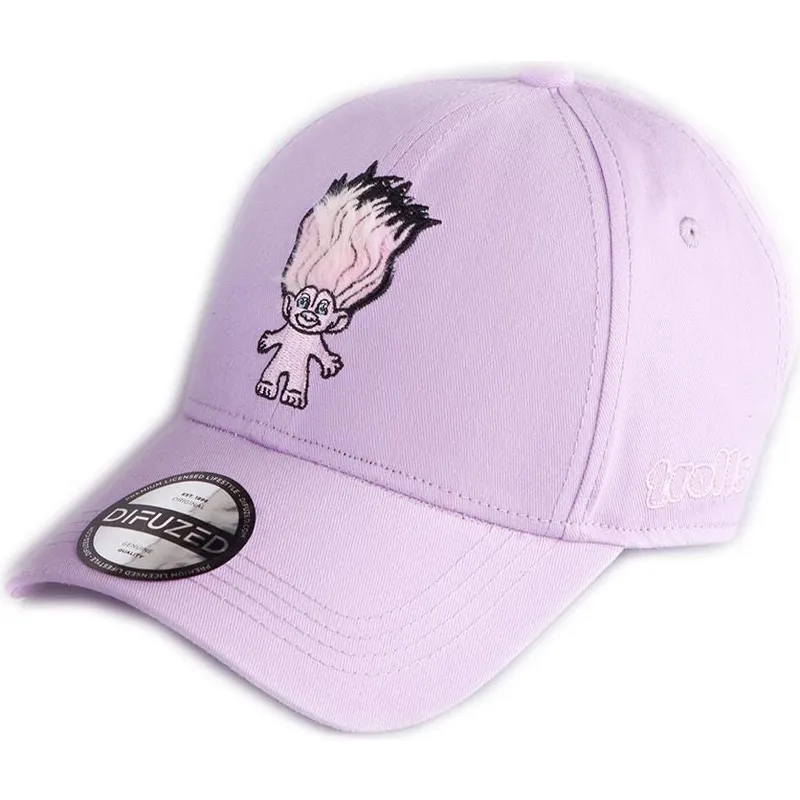 gebogene-rosa-verstellbare-kappe-rainbow-troll-trolls-von-difuzed