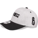 difuzed-curved-brim-logo-tom-clancy-s-rainbow-six-siege-grey-and-black-adjustable-cap