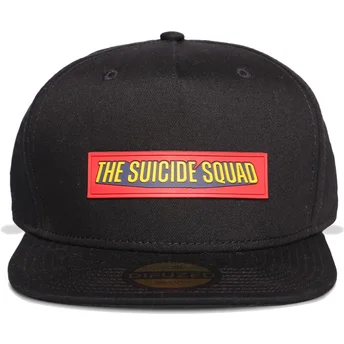 Gorra plana negra snapback Suicide Squad Marvel Comics de Difuzed