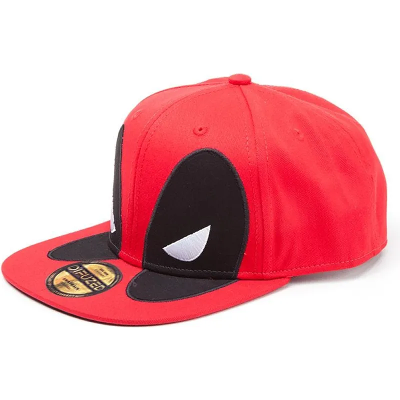 rote-flatcap-snapback-deadpool-big-face-marvel-comics-von-difuzed