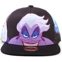 gorra-plana-negra-snapback-ursula-la-sirenita-disney-de-difuzed