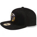 gorra-plana-negra-snapback-t-rex-dinosaurio-jurassic-park-de-difuzed