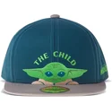 cappellino-piatto-blu-e-grigio-snapback-per-bambino-grogu-baby-yoda-the-child-the-mandalorian-star-wars-di-difuzed