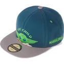 cappellino-piatto-blu-e-grigio-snapback-per-bambino-grogu-baby-yoda-the-child-the-mandalorian-star-wars-di-difuzed