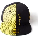 gorra-plana-negra-y-amarilla-snapback-pikachu-block-pokemon-de-difuzed