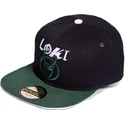 gorra-plana-negra-y-verde-snapback-loki-marvel-comics-de-difuzed