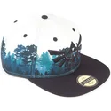 grune-weisse-und-schwarze-snapback-kappe-triforce-green-forest-the-legend-of-zelda-von-difuzed