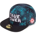 snapback-kappe-blau-und-schwarz-true-power-marvel-comics-von-difuzed