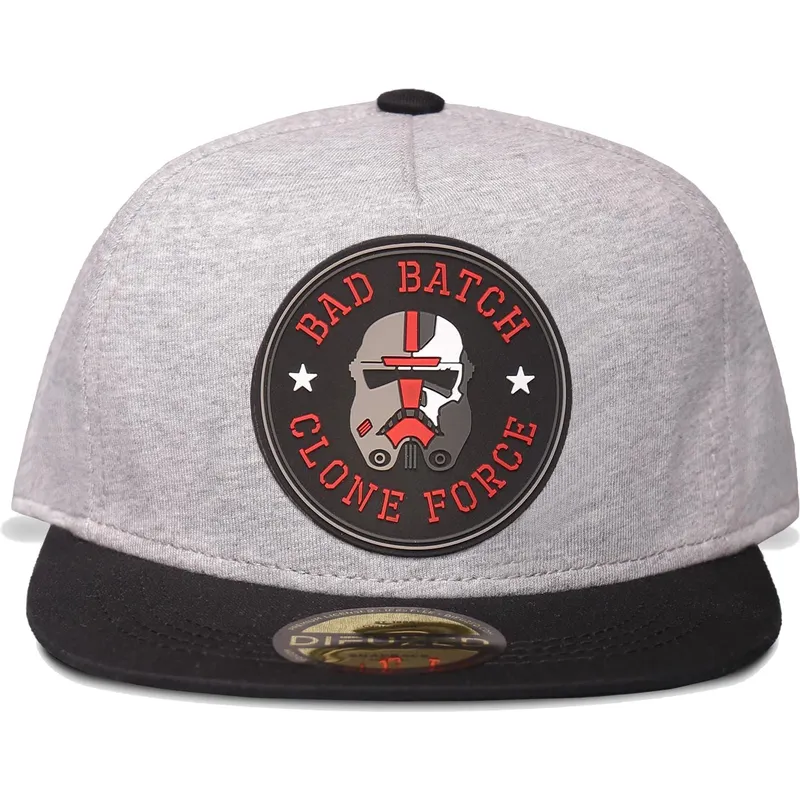 graue-und-schwarze-flache-snapback-kappe-fur-jungen-hunter-the-bad-batch-clone-force-star-wars-von-difuzed