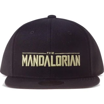 Gorra plana negra snapback The Mandalorian Silhouette Star Wars de Difuzed