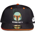 schwarze-und-orangefarbene-snapback-flatcap-fur-kinder-boba-fett-bounty-hunter-the-mandalorian-star-wars-von-difuzed