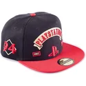 schwarze-und-rote-snapback-kappe-playstation-sony-von-difuzed